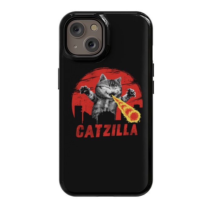 iPhone 14 StrongFit Catzilla by Vincent Patrick Trinidad