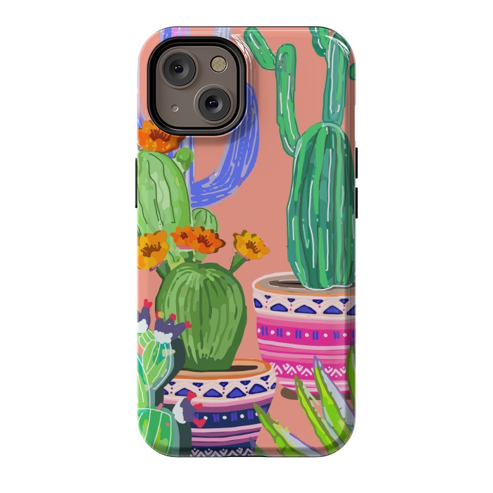 iPhone 14 StrongFit Cactus wonderland by MUKTA LATA BARUA