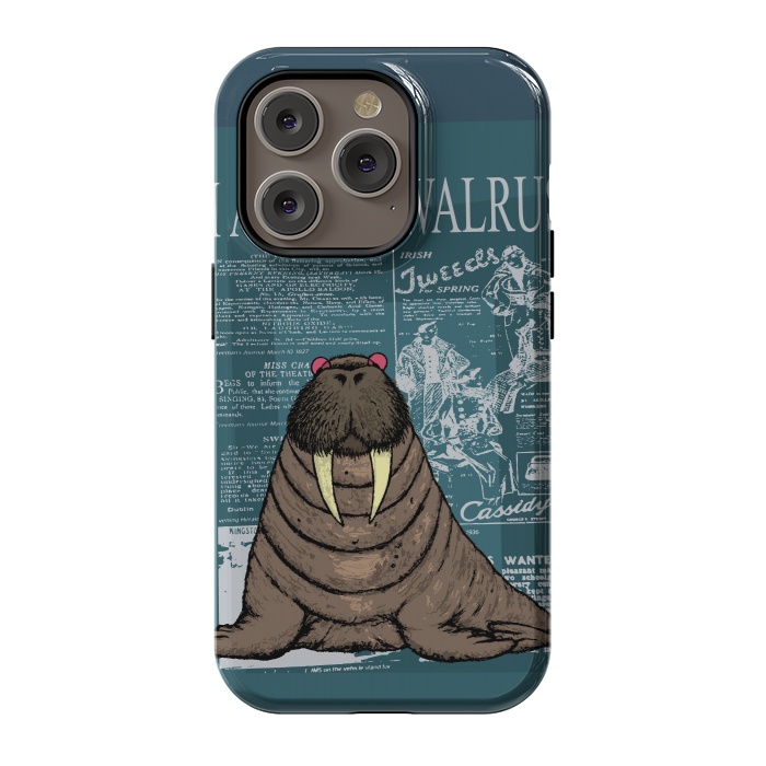 iPhone 14 Pro StrongFit I am the walrus by Mangulica