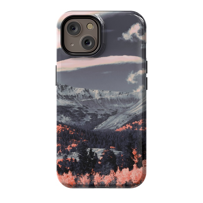 iPhone 14 StrongFit Vibrant mountainous landscape by Mmartabc
