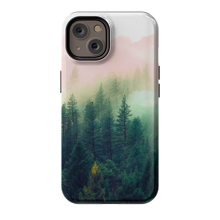iPhone 14 StrongFit Mountain landscape painting  by Mmartabc