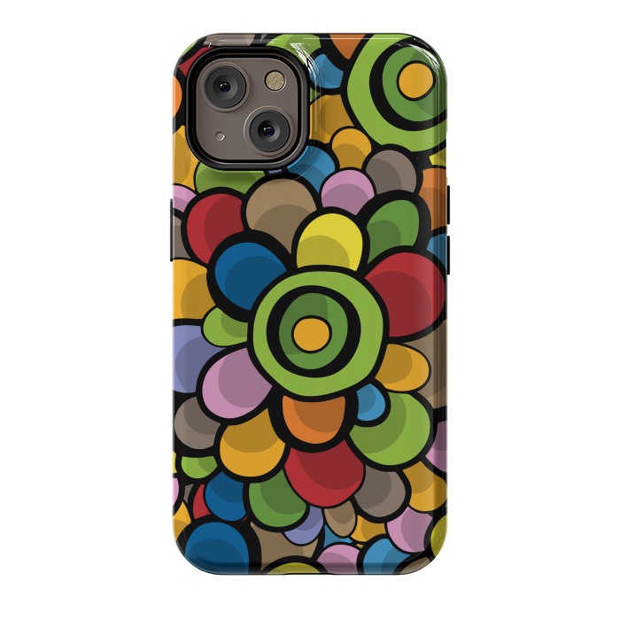 iPhone 14 StrongFit Spring Bubble Flower by Majoih