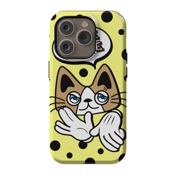 iPhone 14 Pro StrongFit CUTIE CAT by Michael Cheung