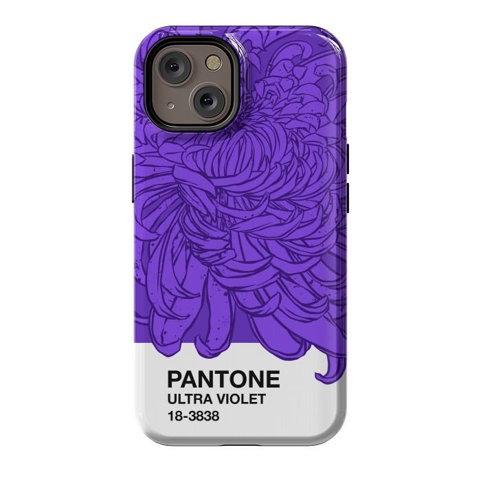 iPhone 14 StrongFit Pantone ultra violet  by Evgenia Chuvardina