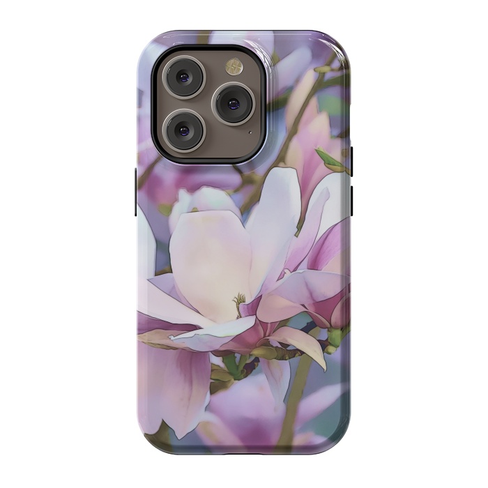 iPhone 14 Pro StrongFit Magnolia Flower In Full Bloom by Andrea Haase