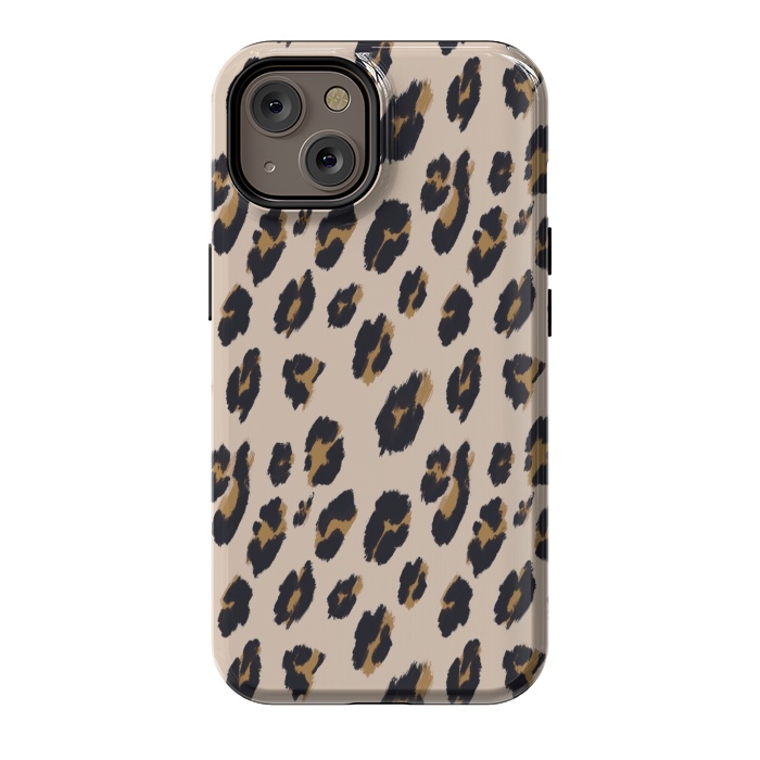 iPhone 14 StrongFit B&B Leopard Design by Joanna Vog