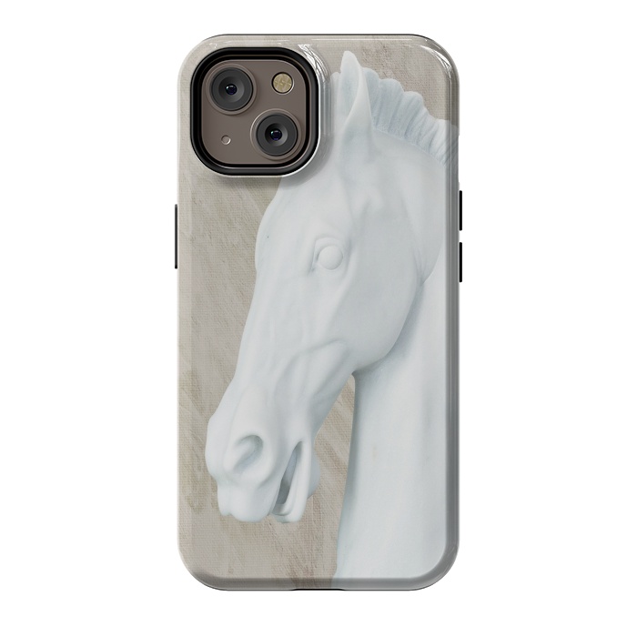 iPhone 14 StrongFit Ancient Sculpture Horse Decor  by Joanna Vog