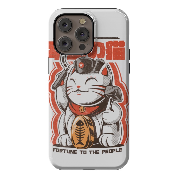 iPhone 14 Pro max StrongFit Catnist by Ilustrata
