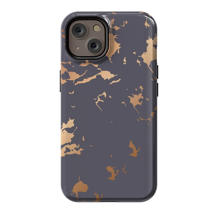 iPhone 14 StrongFit Golden Splatter 001 by Jelena Obradovic