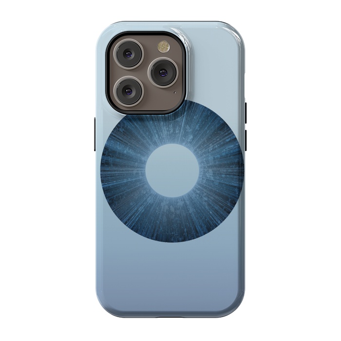 iPhone 14 Pro StrongFit Blue Iris Object by Andrea Haase
