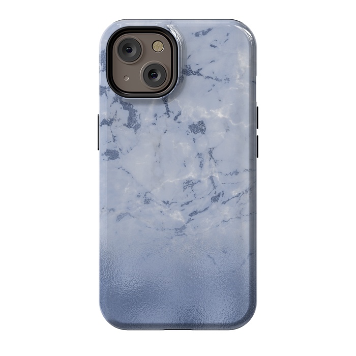 iPhone 14 StrongFit Freshness - Blue Marble Glitter  by  Utart