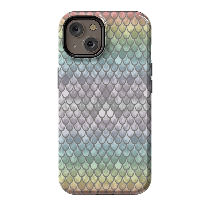 iPhone 14 StrongFit Pretty Mermaid Scales 11 by Angelika Parker