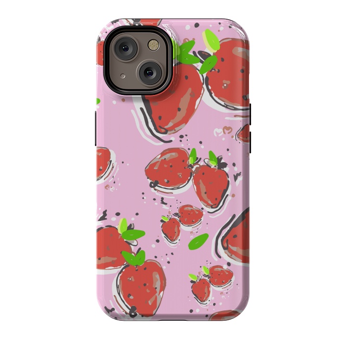iPhone 14 StrongFit Strawberry Crush New by MUKTA LATA BARUA