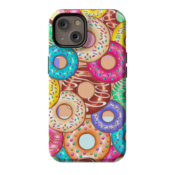 iPhone 14 StrongFit Donuts Punchy Pastel flavours by BluedarkArt