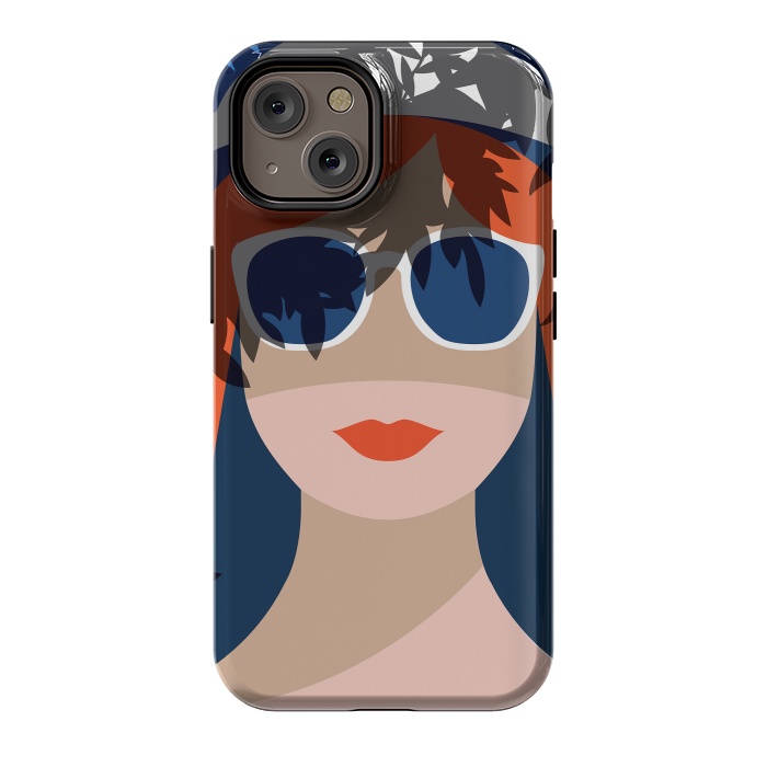 iPhone 14 StrongFit Girl with Sunglasses by DaDo ART