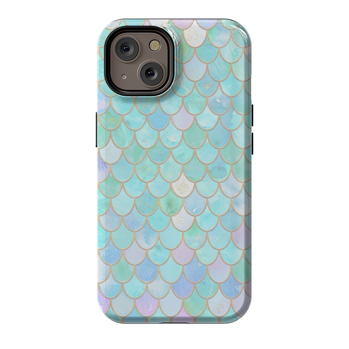 iPhone 14 StrongFit Pastel Trendy Chic Mermaid Scales by  Utart