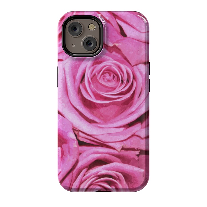 iPhone 14 StrongFit Pink Roses  by Alemi