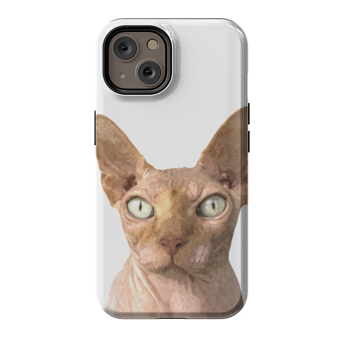 iPhone 14 StrongFit Sphynx Cat Portrait by Alemi