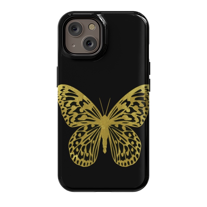 iPhone 14 StrongFit Butterfly Gold by Alemi