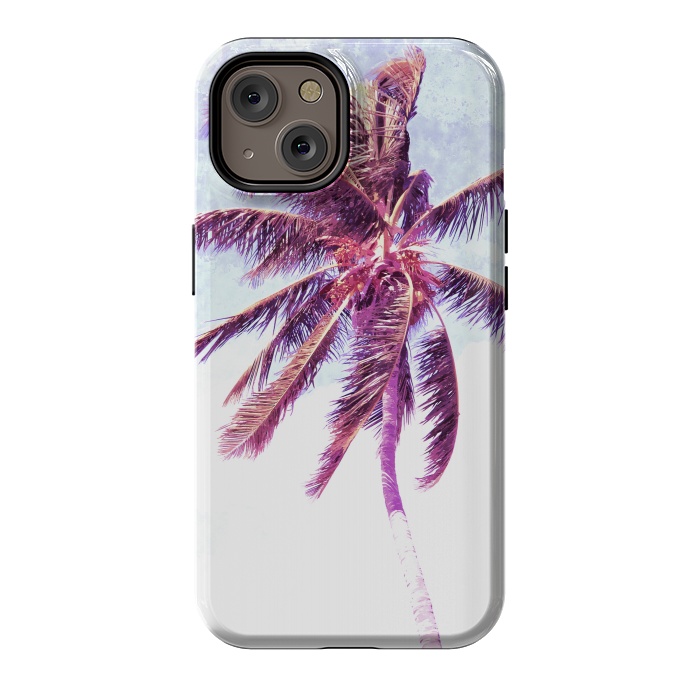 iPhone 14 StrongFit Palm Tree Tropical Illustration by Alemi