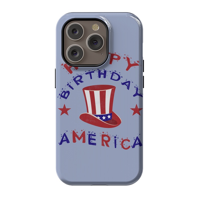 iPhone 14 Pro StrongFit Happy Birthday America 4th July by Andrea Haase