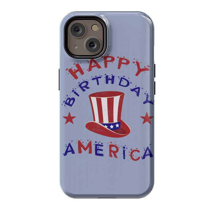 iPhone 14 StrongFit Happy Birthday America 4th July by Andrea Haase