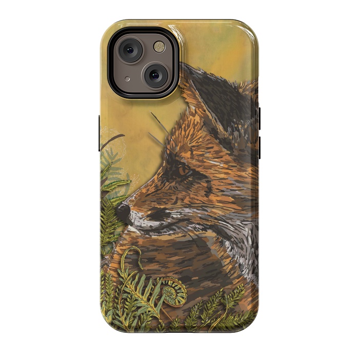 iPhone 14 StrongFit Ferny Fox by Lotti Brown