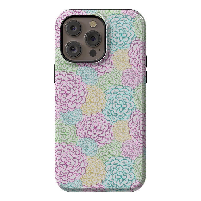 iPhone 14 Pro max StrongFit Dahlia by TracyLucy Designs
