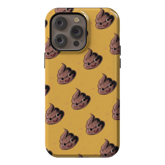 iPhone 14 Pro max StrongFit Kawaii Poop by Ilustrata