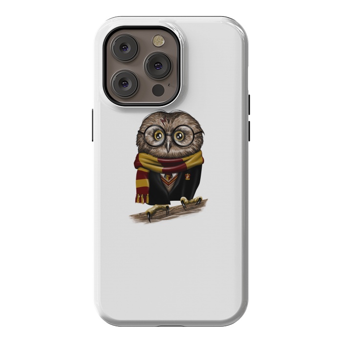 iPhone 14 Pro max StrongFit Owly Potter by Vincent Patrick Trinidad