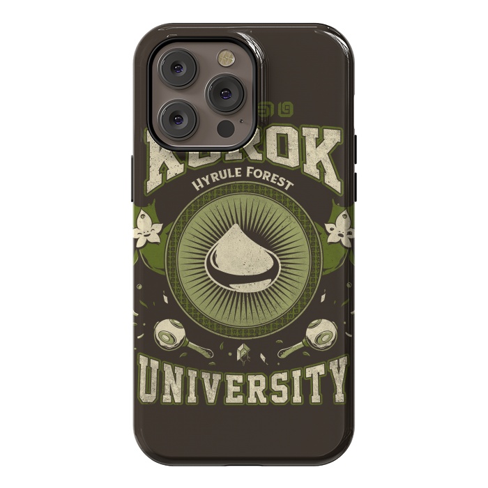 iPhone 14 Pro max StrongFit Korok University by Ilustrata