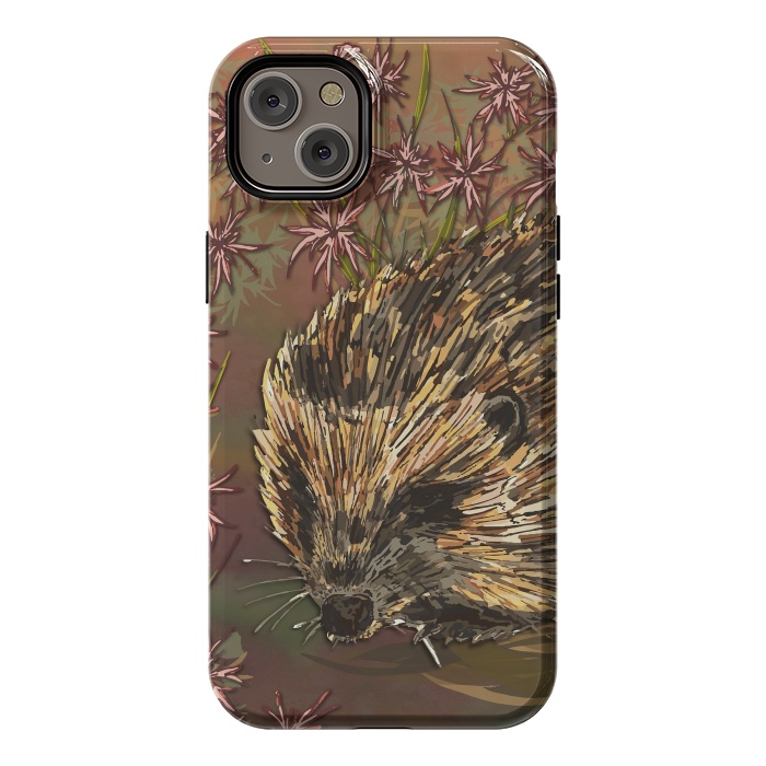 iPhone 14 Plus StrongFit Sweet Hedgehog by Lotti Brown