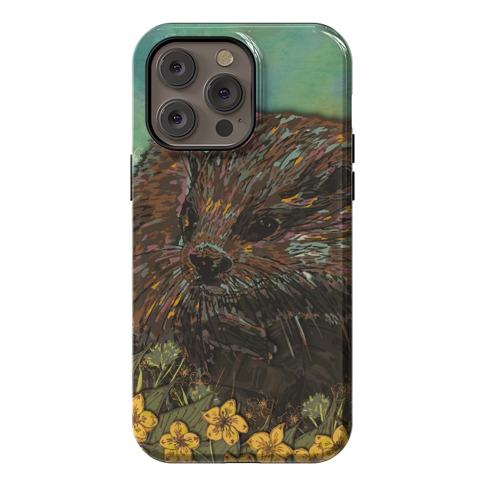 iPhone 14 Pro max StrongFit Otter by Lotti Brown
