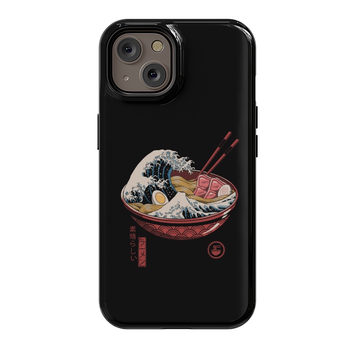iPhone 14 StrongFit Great Ramen Wave by Vincent Patrick Trinidad