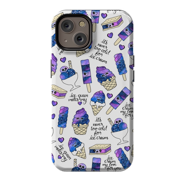iPhone 14 StrongFit Galaxy Ice Cream by gingerlique