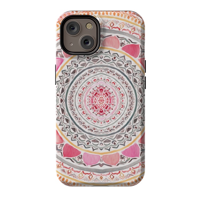 iPhone 14 StrongFit Pastel Bohemian Mandala   by Tigatiga