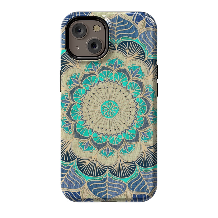 iPhone 14 StrongFit Midnight Bloom by Micklyn Le Feuvre
