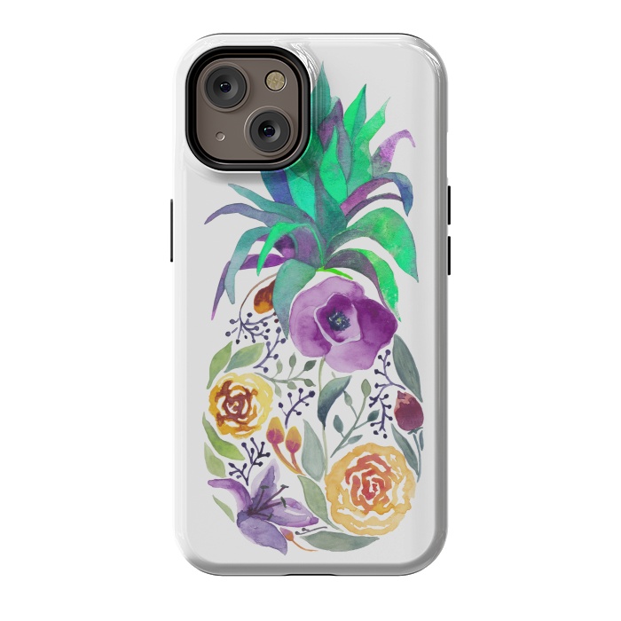 iPhone 14 StrongFit Pretty Pineapple by gingerlique