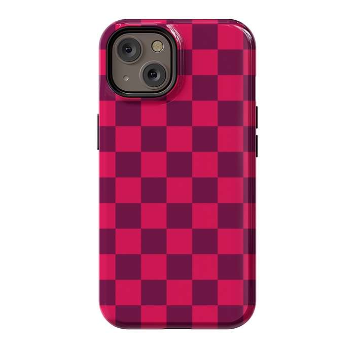 iPhone 14 StrongFit Checkered Pattern IV by Art Design Works