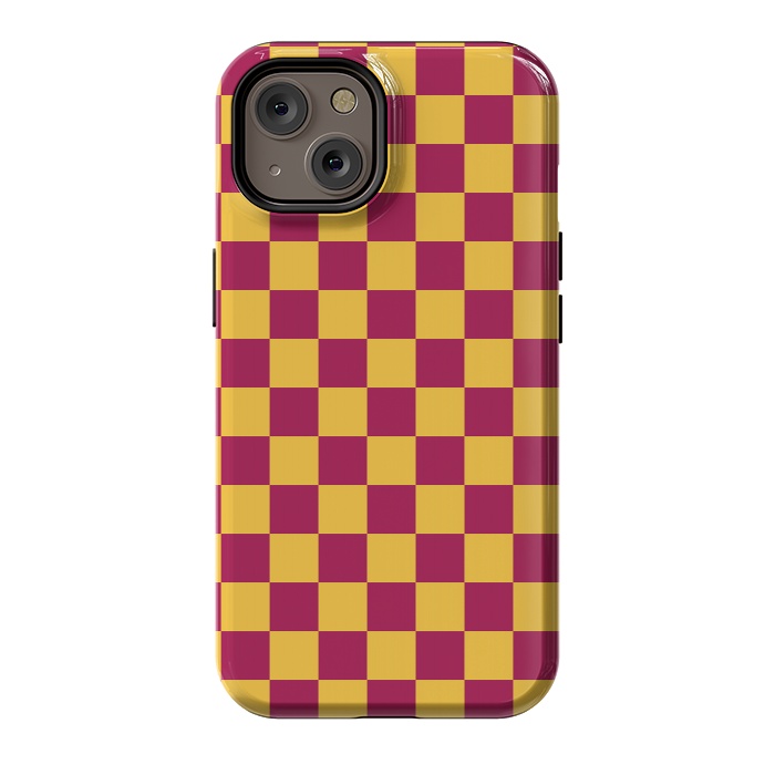 iPhone 14 StrongFit Checkered Pattern VII by Art Design Works