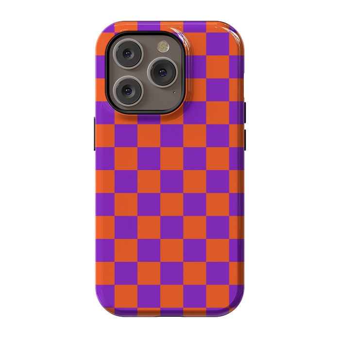 iPhone 14 Pro StrongFit Checkered Pattern VIII by Art Design Works