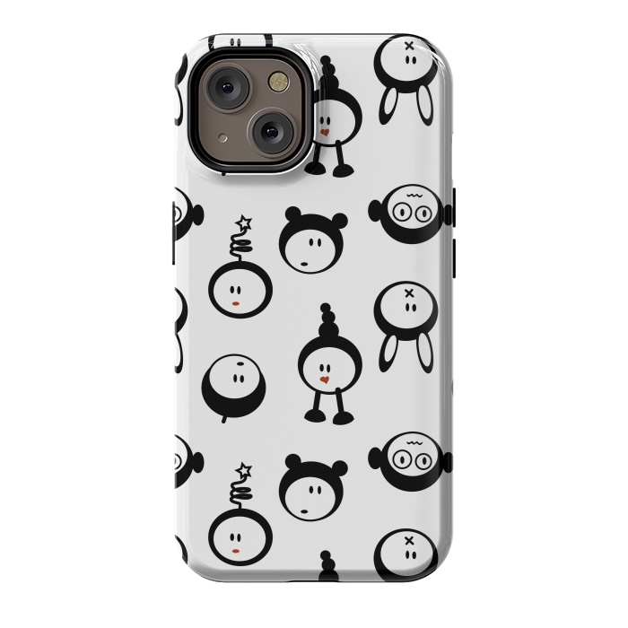 iPhone 14 StrongFit Cute monsters by Martina