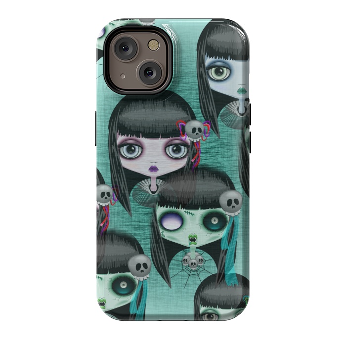iPhone 14 StrongFit Zombie Doll The Dark Side  by BluedarkArt
