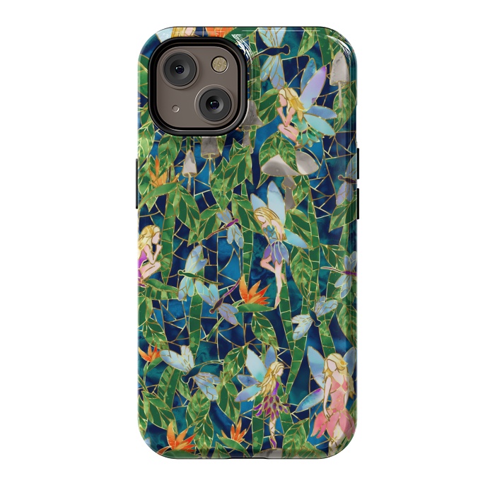 iPhone 14 StrongFit Emerald Forest Fairies by gingerlique