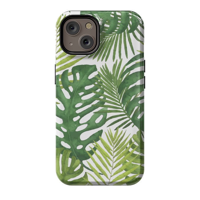 iPhone 14 StrongFit Tropicalist Monstera by Creativeaxle