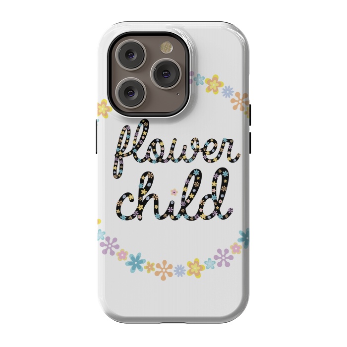 iPhone 14 Pro StrongFit Flower child by Laura Nagel