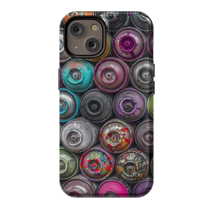 iPhone 14 StrongFit Spray Paint Cans by Andrea Haase