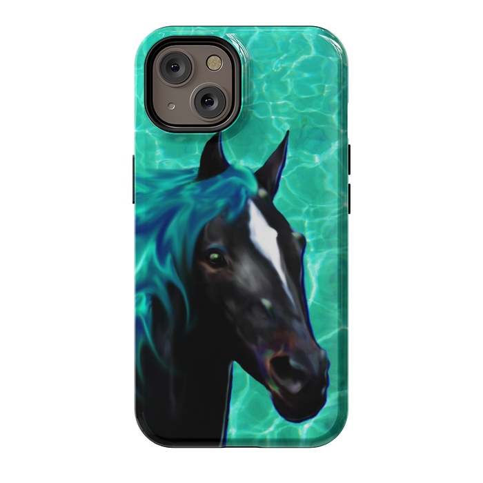 iPhone 14 StrongFit Horse Spirit Water Dream by BluedarkArt