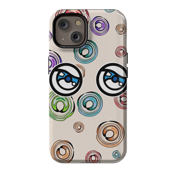 iPhone 14 StrongFit I LOVE CIRCLES by Michael Cheung