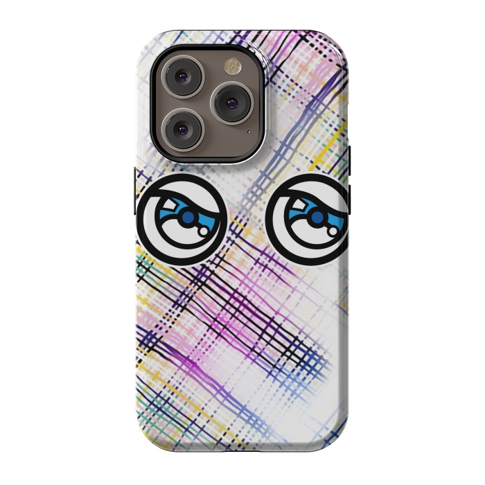 iPhone 14 Pro StrongFit Modern Tartans 2 by Michael Cheung